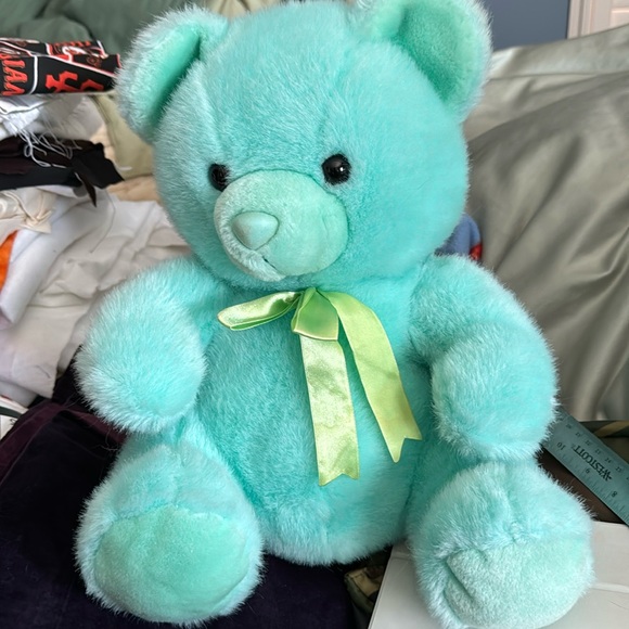 Stuffed bear. About 14” tall and 12” wide - Picture 1 of 2